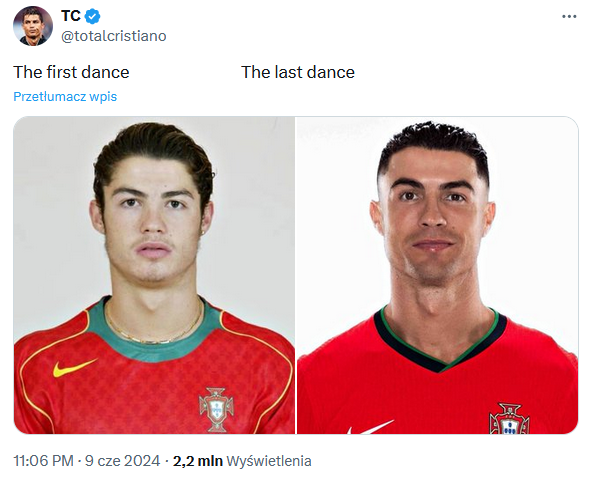 FIRST DANCE vs. LAST DANCE Cristiano Ronaldo na ME...